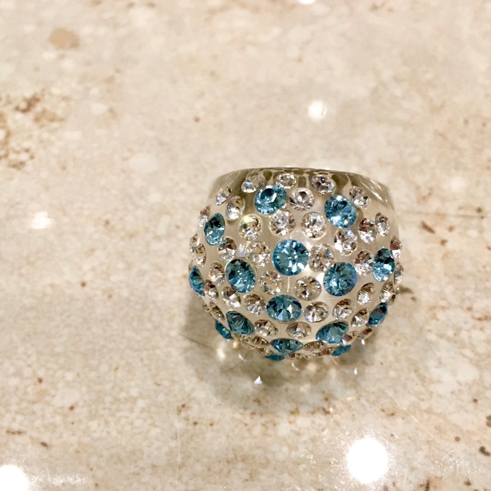 Volpino Swarovski Crystal & Resin Ring